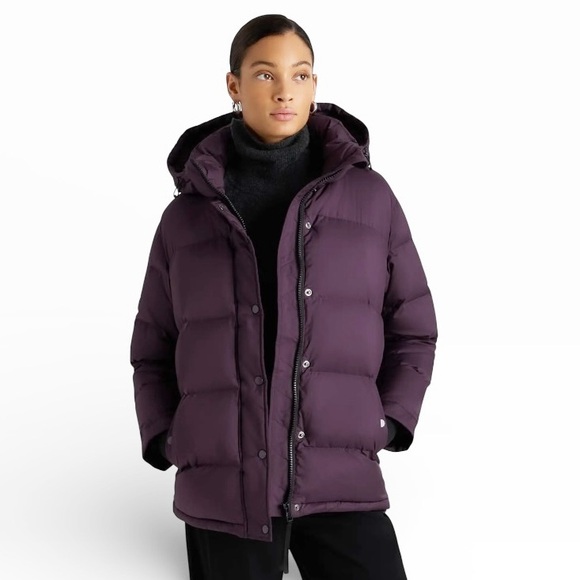 Quince Women's Responsible Down Puffer Jacket Deep Orchid Purple Size Small